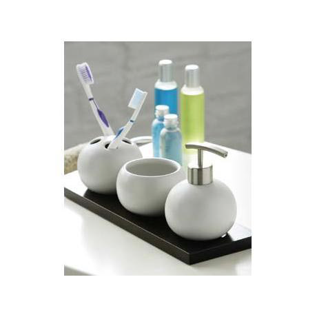 3pc Ceramic Cream Bathroom Set