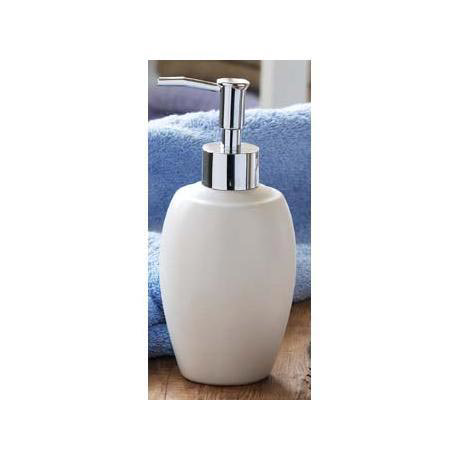 Matt Cream Oval Shape Lotion Dispenser