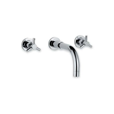 Minimalist Aspect Wall mounted bath filler with large spout