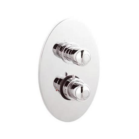 Code Concealed 3/4 inch Thermostatic Twin Shower Valve - A3004CD379