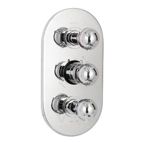 Jupiter concealed 3/4 inch thermostatic triple shower valve