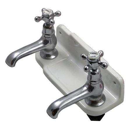 Original French Wall Mounted Taps with Integral Soap Dish