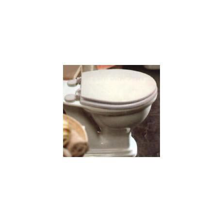 Castle Thermoset Toilet Seat with Adjustable Hinges - White
