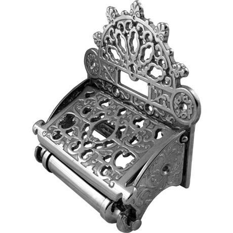 Decorative Nickel Plated Toilet Roll Holder