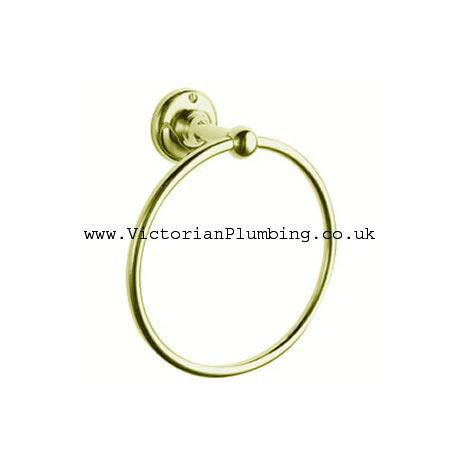 Towel Ring - Antique Gold