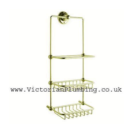 Shower Tidy - Antique Gold
