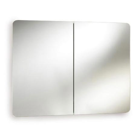 Ambassador Stainless Steel Double Mirrored Cabinet - LQ303