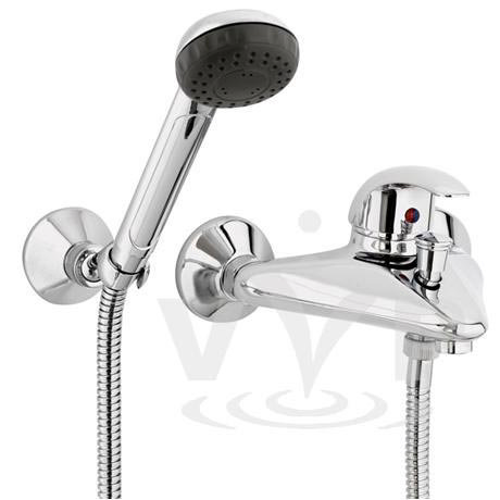 Modern Liscia Single Lever Wall Mounted Bath Shower Mixer
