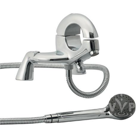 Modern Hola Deck Mounted Bath Shower Mixer
