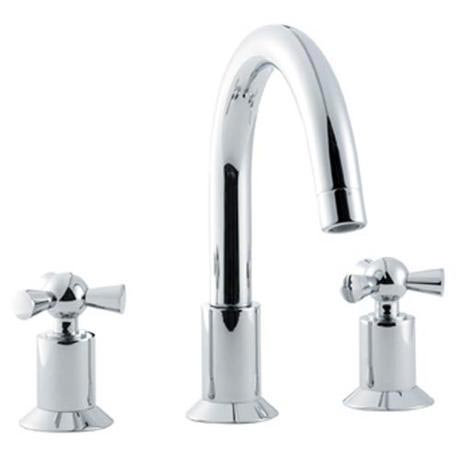 Vienna 3 Tap Hole Deck Mounted Bath Filler