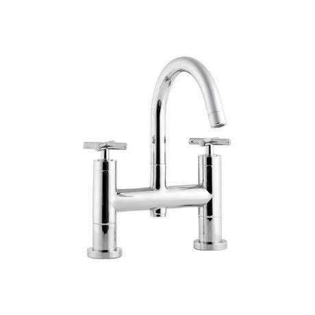 Minimalist Helix cross head Bath Filler with small swivel spout