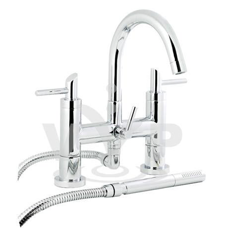 Minimalist Scene Deck Bath shower mixer small spout