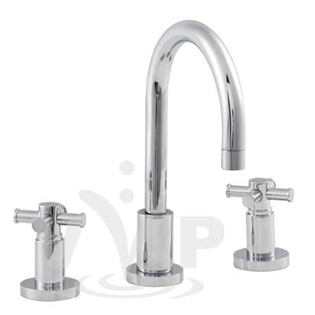 Maine 3 Tap Hole Deck Mounted Basin Mixer