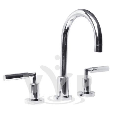Minimalist Helix lever 3 tap hole deck mounted basin mixer