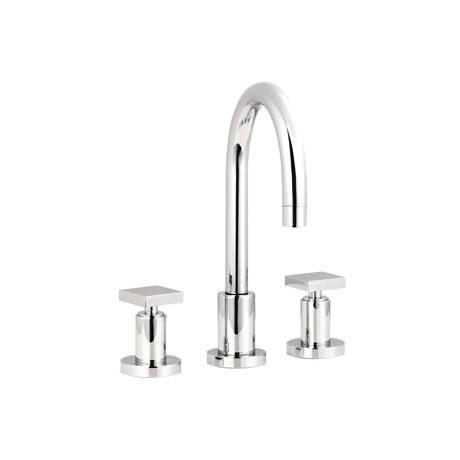 Minimalist Milo 3 tap hole basin mixer
