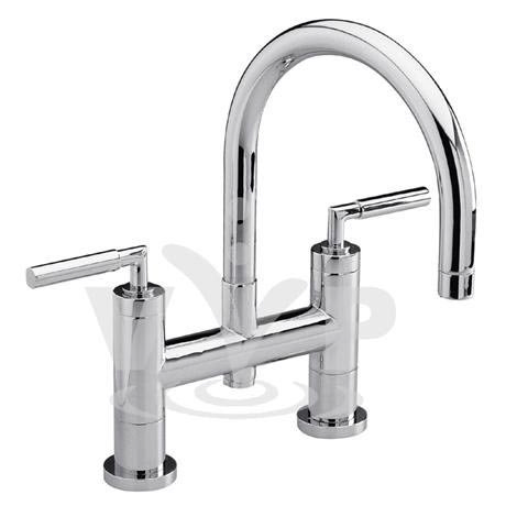 Minimalist Helix lever Bath filler