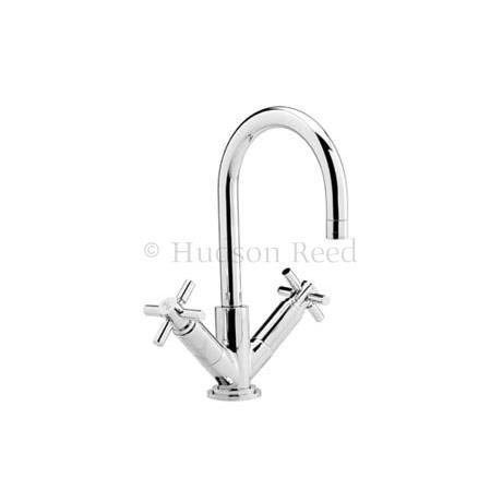 Tec Cross Mono Basin Mixer - Large Spout