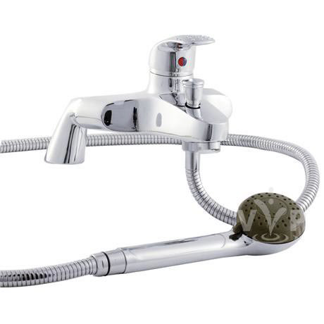 Modern Filo Deck Mounted Bath Shower Mixer