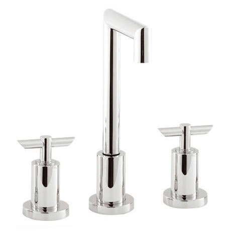 Minimalist Mitre 3 Tap Hole Basin Mixer - PQ307-PQ399