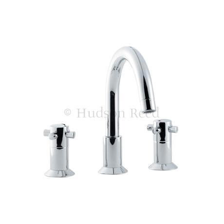 Designer Milan 3 Tap Hole Bath Mixer