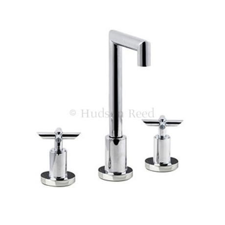 P-zazz 3 Tap Hole Basin Mixer