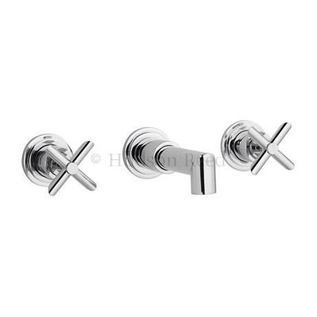 Designer P-Zazz Wall Mounted Bath Filler - Crosshead