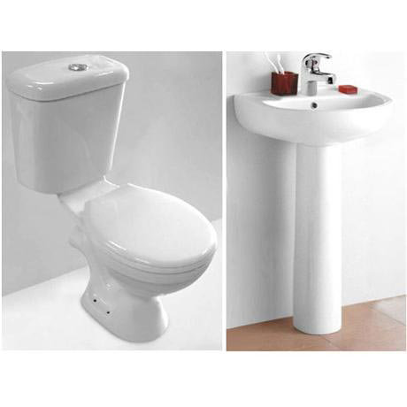 Lyon Ceramic 4 Piece 1TH Bathroom Suite