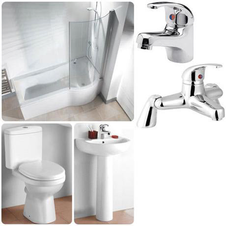 Lyon Bathroom 9 Piece 1TH Suite (Right hand option)