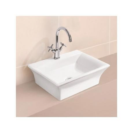 Maria 485mm Ceramic Counter Top Vessel with Tap Landing - 232011