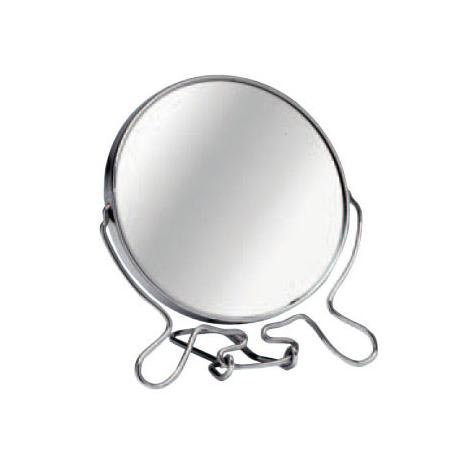 Medium Chrome Shaving Mirror with Stand