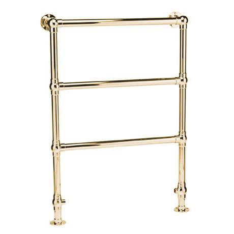 Mere Woodstock Ball Joints Heated Towel Rail - Gold - 30-6014