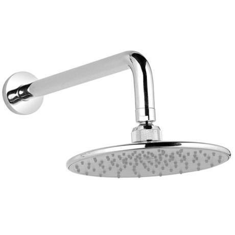 Ultra Minimalist Ecco Round Fixed Head & Arm - Chrome - A3235