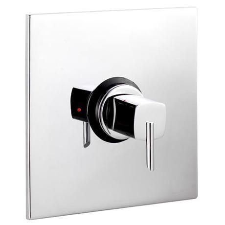 Rialto Concealed Thermostatic Sequential Shower Valve with Square Plate