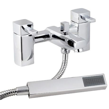 Ultra Muse Bath Shower Mixer with Shower Kit - Chrome - FJ334 