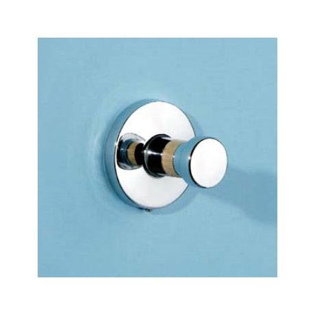 Chrome & Beech Hook