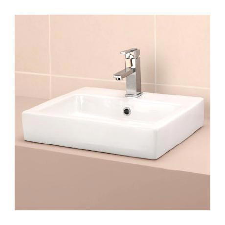 Pisa 500 Slimline 1TH Ceramic Counter Top Vessel - 231531