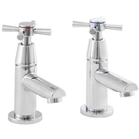 Ultra Pixi Crosshead Basin Taps - Chrome - PZ311