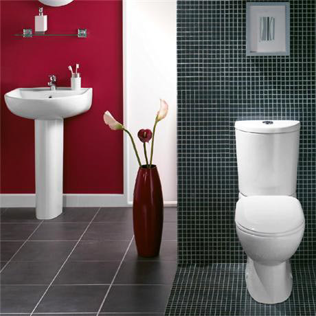 Radius Ceramic 4 Piece 1TH Bathroom Suite