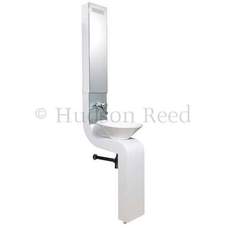 Hudson Reed Sass Freestanding Vanity Unit - White - LF201