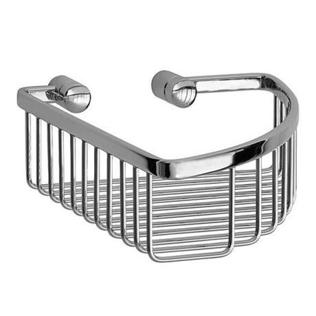Smedbo Loft - Polished Chrome Corner Soap Basket - LK374