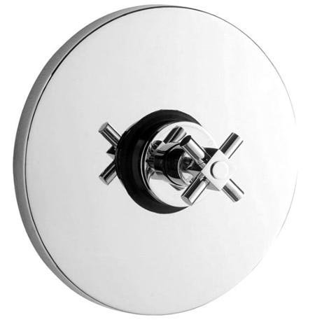 Titan Concealed Thermostatic Sequential Shower Valve with Oval Plate