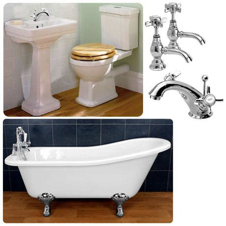 Traditional 7 Piece 1TH Bathroom Suite 