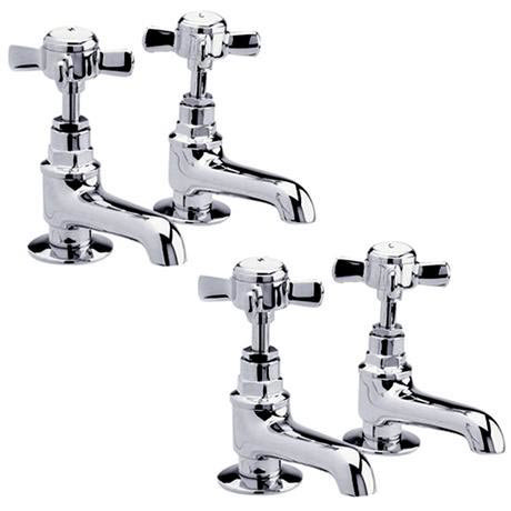  Traditional Chrome Bath & Basin Taps