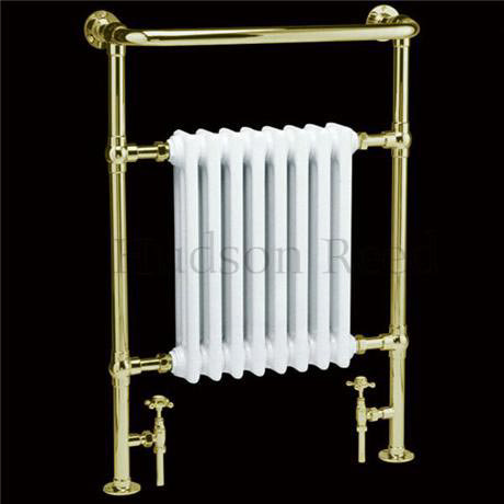 Traditional Marquis Heated Towel Rail - Antique Gold