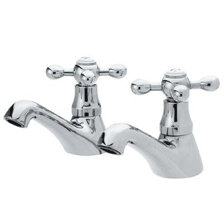 Ultra Traditional Viscount Basin Taps - Chrome - X371