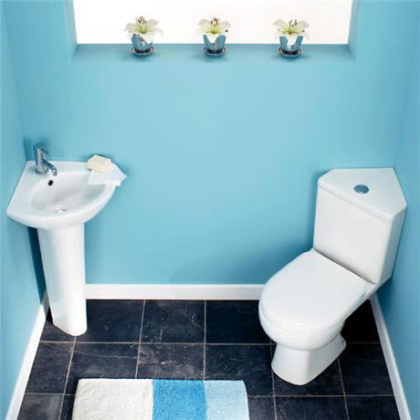 Tribune 4 Piece Ceramic 1TH Corner Bathroom Suite