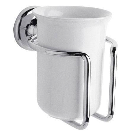 Ultra Traditional Wall Mounted Tumbler with Chrome Holder - LH304