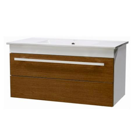 Ultra 800 x 400mm Calvados Wall Mounted Unit w/ Ceramic Basin - FURN032