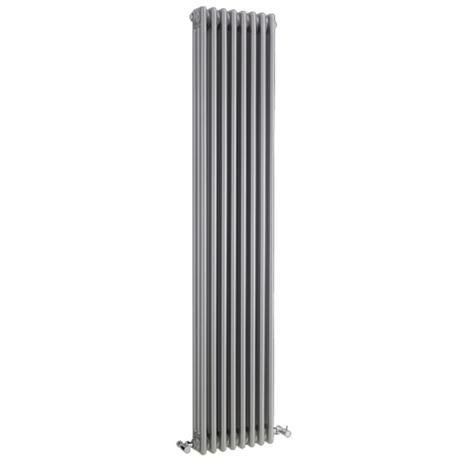 Ultra Colosseum Triple Column Radiator 1800 x 381mm - High Gloss Silver - HXS12