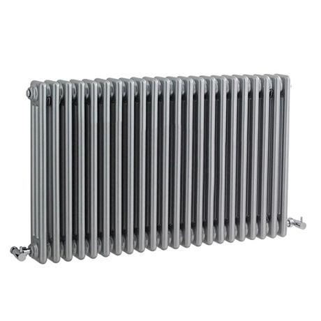 Ultra Colosseum Triple Column Radiator 600 x 1011mm - High Gloss Silver - HXS06